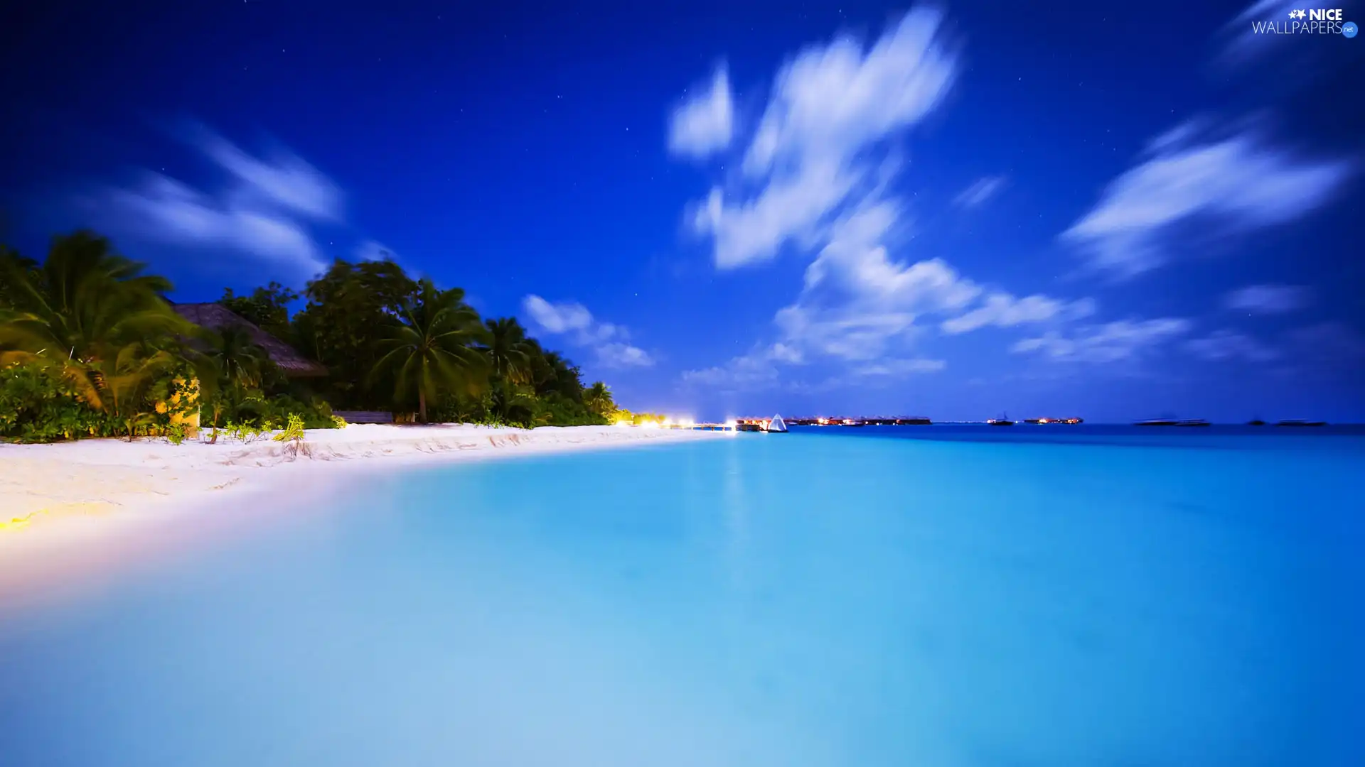 Beaches, clouds