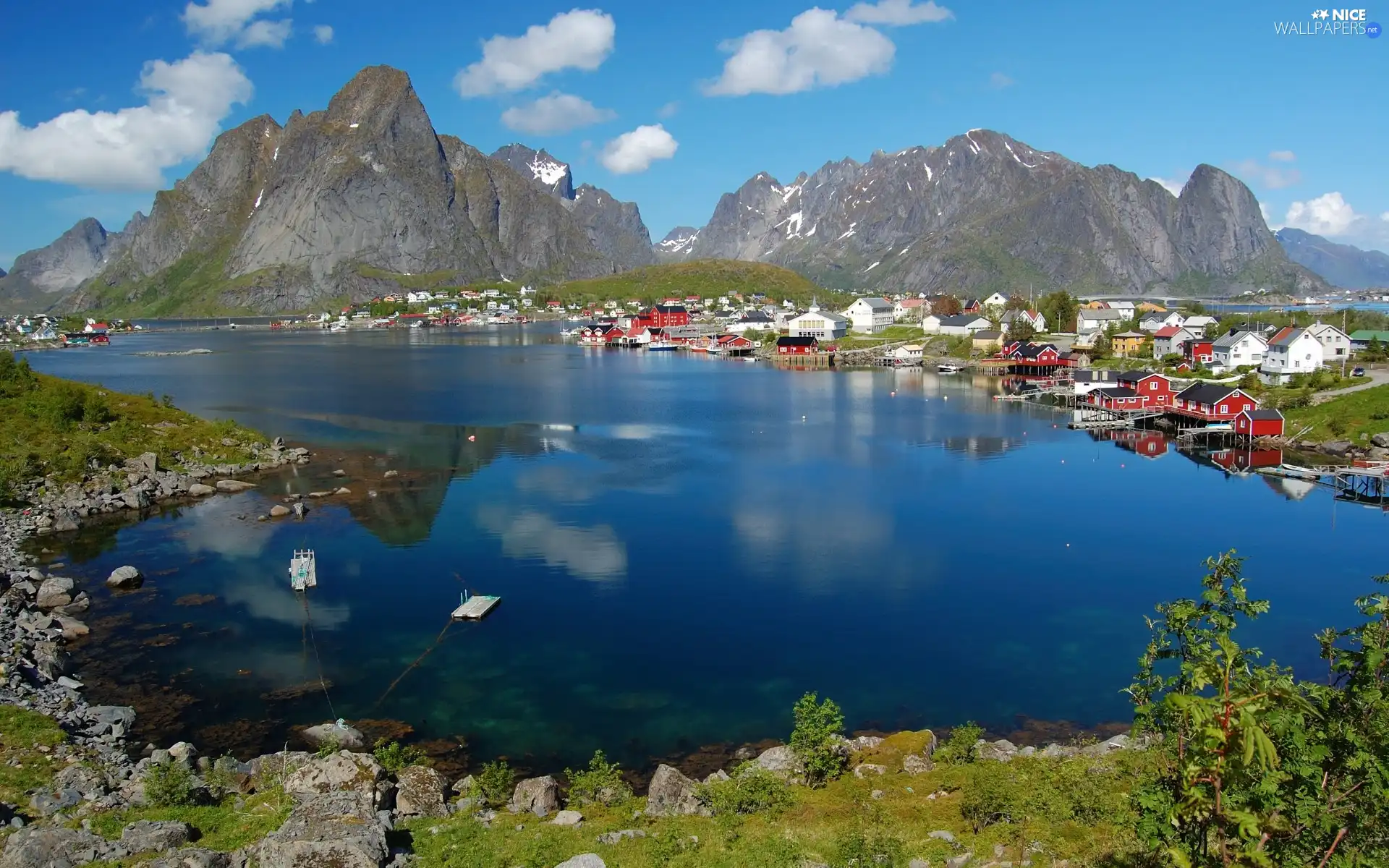 place, Reine, archipelago, Lofoten, Norway