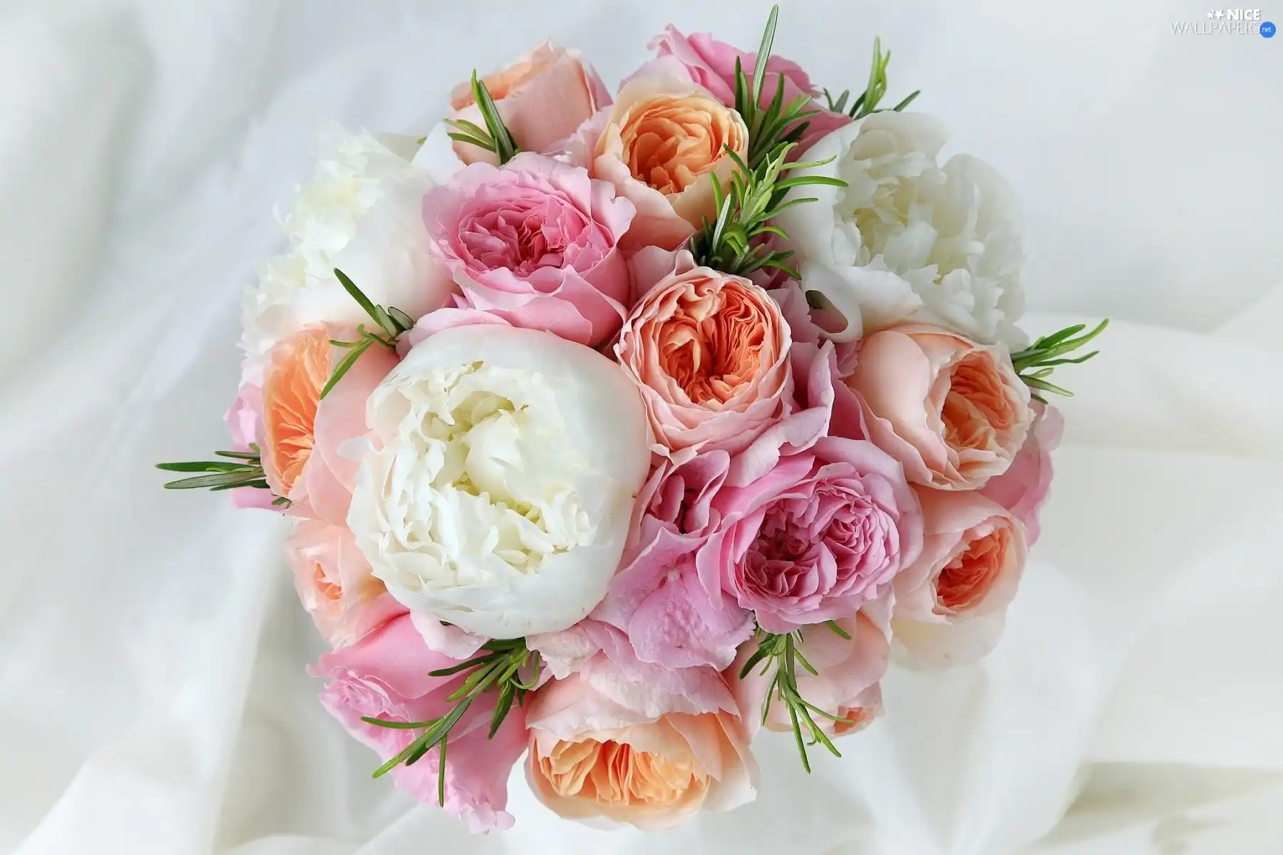 rouge, bouquet, pastel