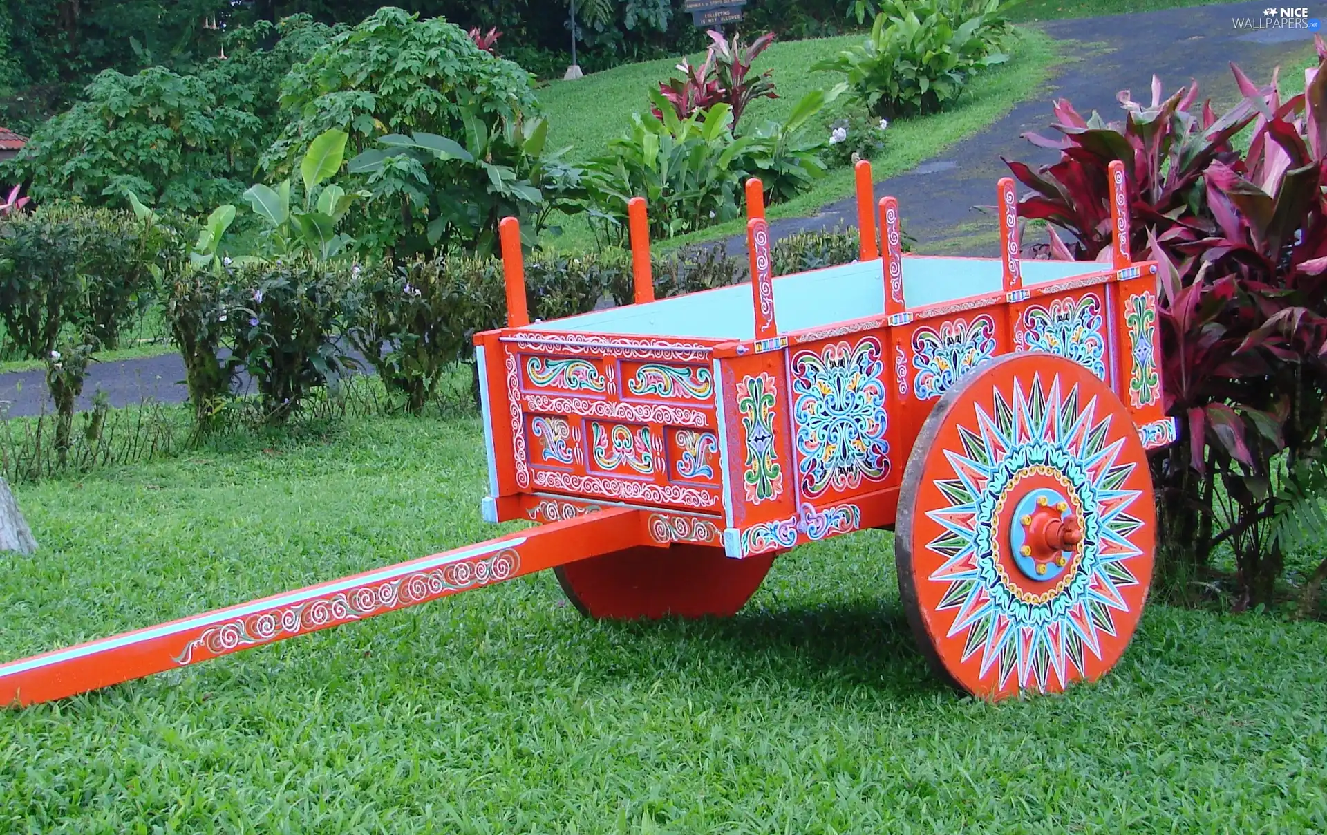 trolley, Garden, color