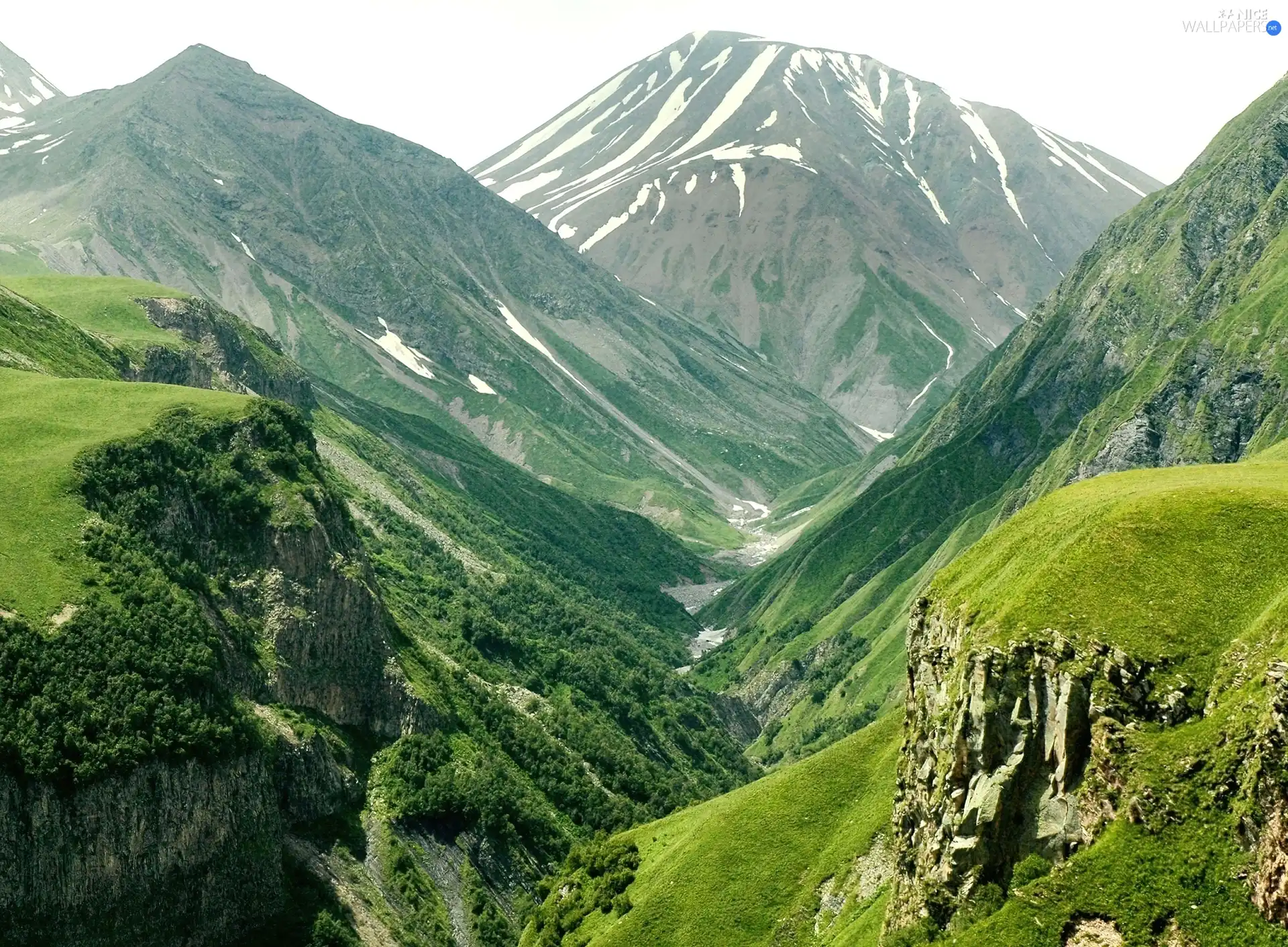 Mountains, woods